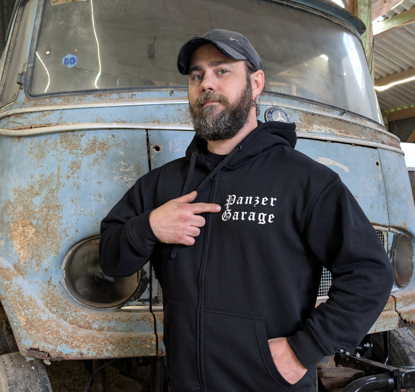 Sweat à Capuche Panzer Garage ! derniers exemplaires !